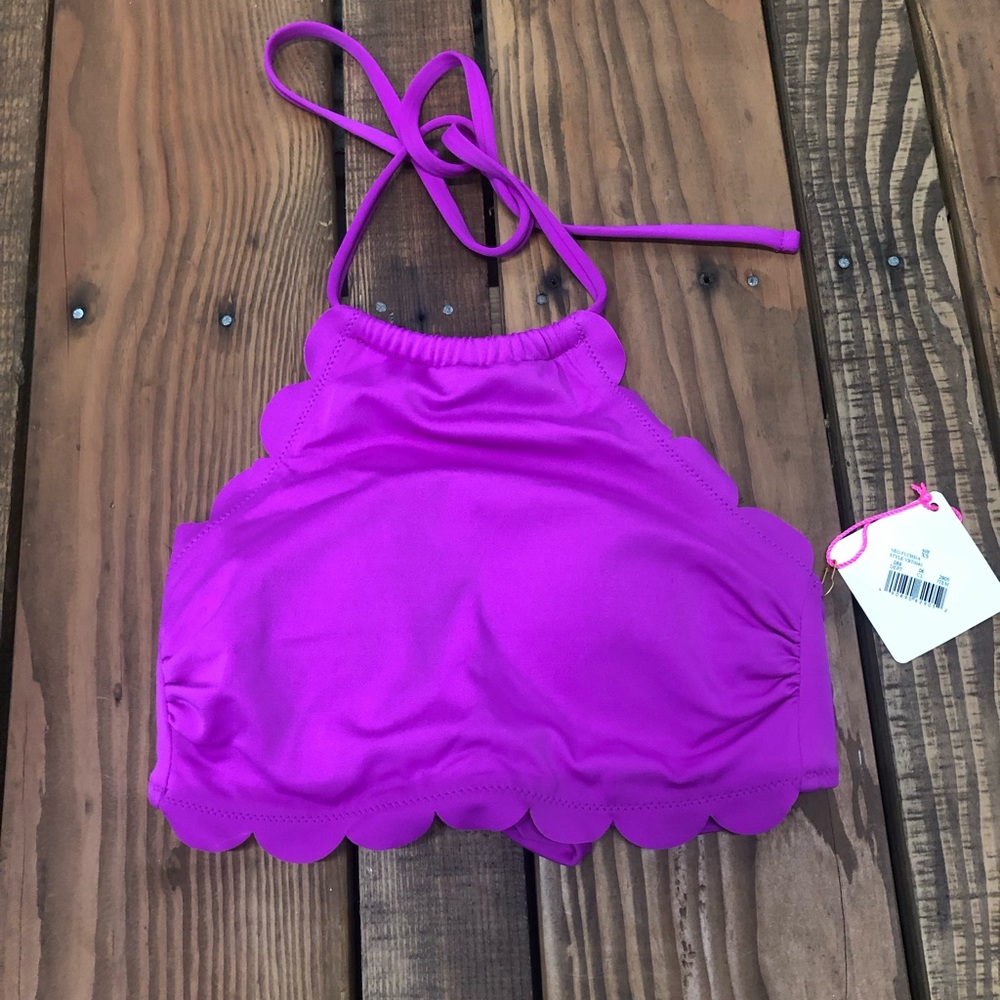 NWT Vanilla Beach fuchsia pink bathing suit top - Picture 9 of 15